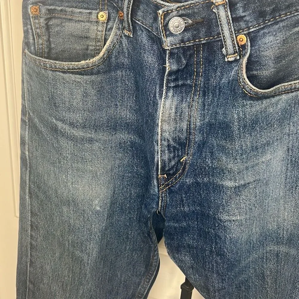 Levi’s Men’s 505 Blue Jeans 32x 30 Straight Leg